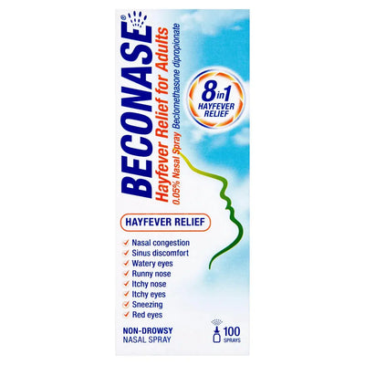 Beconase Aqueous Hayfever Nasal Spray For Sinusitis 100 Sprays