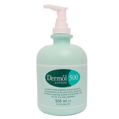 dermol lotion 500 in the bottle