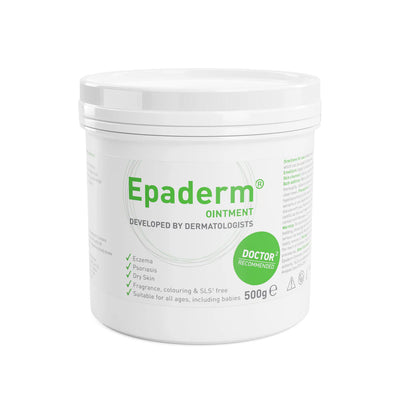 epaderm ointment 500g jar on a white background front view
