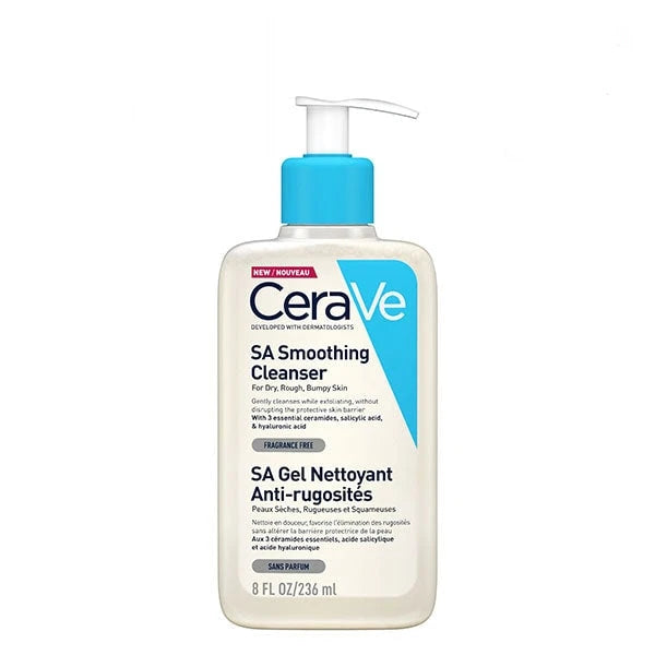 CeraVe SA Smoothing Cleanser 236ml front side view