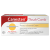 Canesten Thrush Combi pack with details on treating the cause and symptoms of thrush.