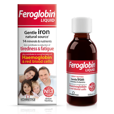 Vitabiotics Organic Feroglobin Liquid 500ml
