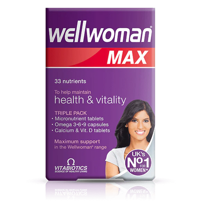 Vitabiotics Wellwoman Max 84 Tablets With Omega 3-6-9