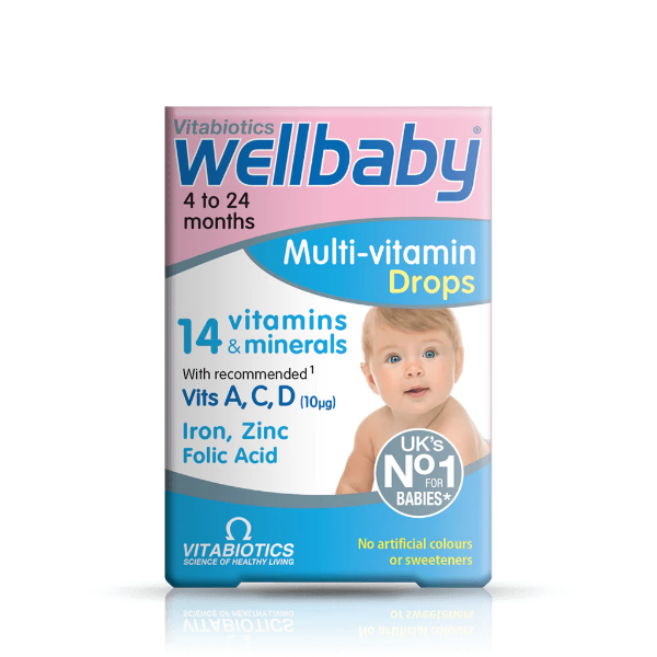 Wellbaby Vitamin D Drops 30ml front view