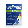 Wellman Sport supplement front view for active men's health, energy, and vitality support.