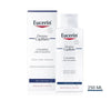 Eucerin shampoo bottle with packaging, labeled 250 ML, soothing dry, itchy scalp.