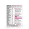 Wellman Conception 30 tablets back view, with details on nutrients for fertility support and overall reproductive health.