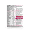 Wellwoman 50+ back view showing nutritional info for brain, heart, and immune health support.