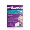 Wellwoman 70+ 30 tablets with 26 nutrients, supporting health, vitality, and cognitive function for women over 70.