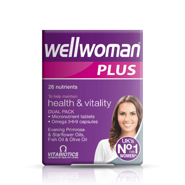 vitabiotics wellwoman plus omega 369