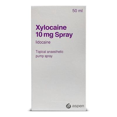 xylocaine 10mg anaesthetic spray