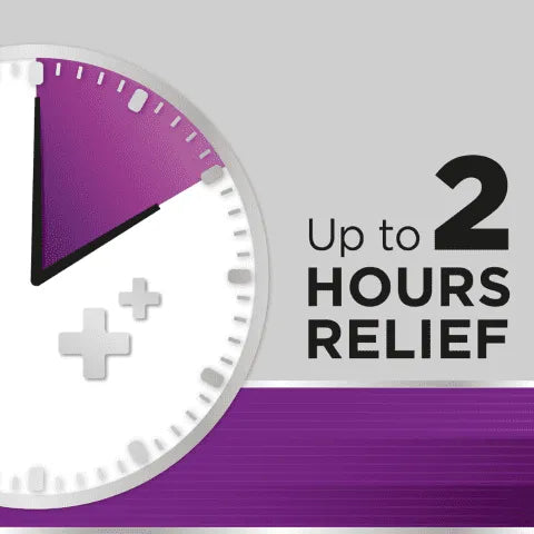 Strepsils Extra Triple Action Blackcurrant 24s Give relief for upto 2 hours image