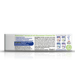 A 75ml tube of Joindrease Aroma-Active massage gel with Glucosamine & Essential Oils, featuring a white and blue label with various certification logos on a white background with a faint reflection.