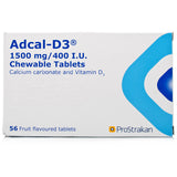 Adcal-D3 1500 mg/400 International unit 56 Chewable Tablets