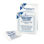 Ashton & Parsons Teething Powders packaging with a white background