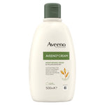 Aveeno moisturizing cream 500ml bottle on a white background