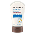 Aveeno Skin Relief Hand Cream: Soothes very dry skin, softens hands, lasts through washing.
