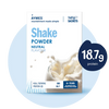 Aymes Shake Powder Neutral Flavour package with protein content information on a white background