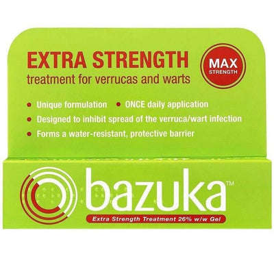 Bazuka Extra Strength Treatment 26% w/w Gel For Veruccas And Warts
