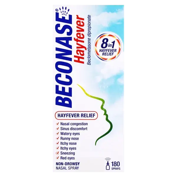 Beconase Aqueous Hayfever Nasal Spray For Sinusitis 180 Sprays