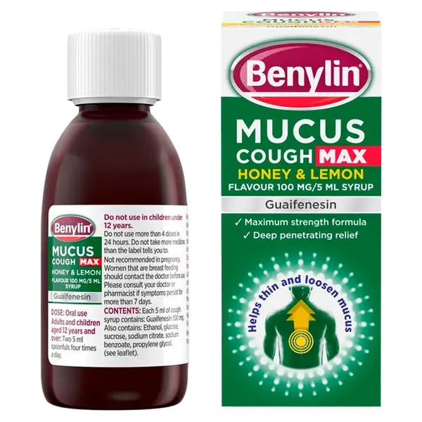 Benylin Mucus Cough Max Honey And Lemon