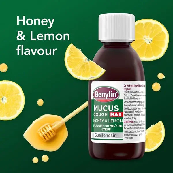 Benylin Mucus Cough Max Honey And Lemon