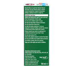 Green box of Benylin Mucus Cough Max Menthol solution with text on a white background