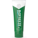 Green tube of Biofreeze Gel 118ml on a white background