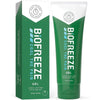 Biofreeze gel tube and packaging on a white background