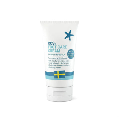 CCS Foot Care Cream 60ml packaging on a white background