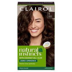 CLAIROL NATINS HAIRDYE 5 MEDBR (CLAIROL SEMI-PERMANENT HAIR DYE - 5 MEDIUM BROWN)