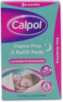 Calpol Lavender and Chamomile Vapor Plug Refill Pads, Aromatherapy Vaporizer for Babies, Soothing Nighttime Sleep Aid