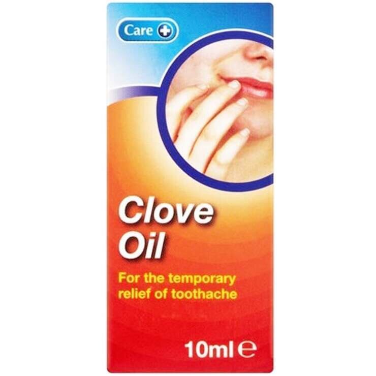 Care Plus Clove Oil For Sore Tooth 10ml in the white background