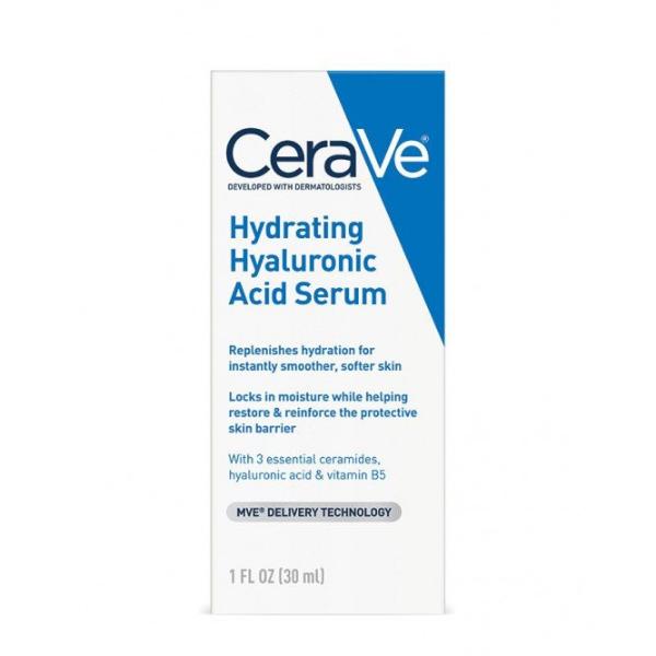 CeraVe Hydrating Hyaluronic Acid Serum in the box