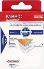 ElastoPlast waterproof fabric bandages, 18 strips with bacteria shield protection