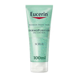 Eucerin DermoPurifyer Oil Control Scrub, 100ml, for blemish-prone skin.