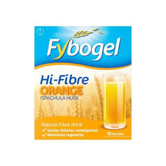 FYBOGEL HI-FIBRE ORANGE supplement gel in a squeeze tube