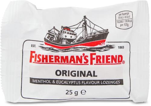 Fisherman's Friend Original Lozenges
Strong menthol cough drops
Sore throat relief lozenges
Natural herbal remedy for coughs and colds
Iconic red tin of Fisherman's Friend