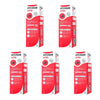 Five boxes of Hycosan Extra pre-emptive and probiotic free nasal spray shown on a plain white background.