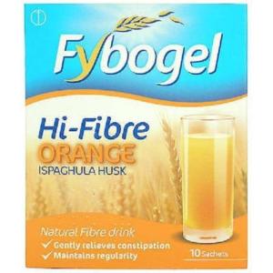 FYBOGEL HI-FIBRE ORANGE supplement gel in a squeeze tube