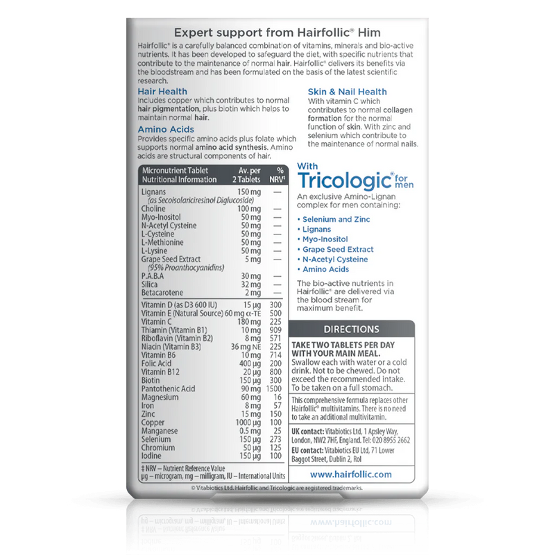 Hairfollic Him a hair growth supplements for men
