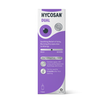 Hycosan Dual Eye Drops 7.5ml packaging on a white background