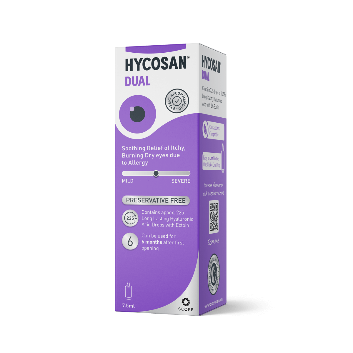 Hycosan Dual packaging on a white background