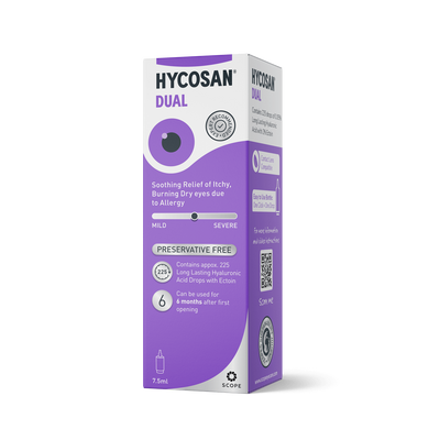 Hycosan Dual packaging on a white background