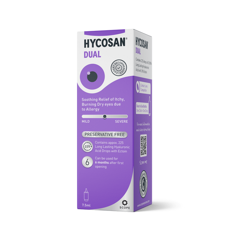 Hycosan Dual packaging on a white background