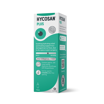 Hycosan Plus 7.5ml packaging on a white background