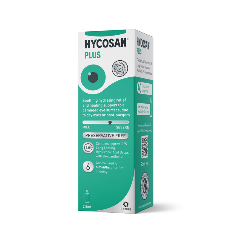 Hycosan Plus 7.5ml packaging on a white background