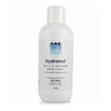 A 1 litre white plastic bottle of Hydromol Bath & Shower Emollient on a clean white background.