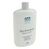 A 350ml white plastic bottle of Hydromol Emollient dry skin conditioner with a ribbed white cap, shown on a plain white background.