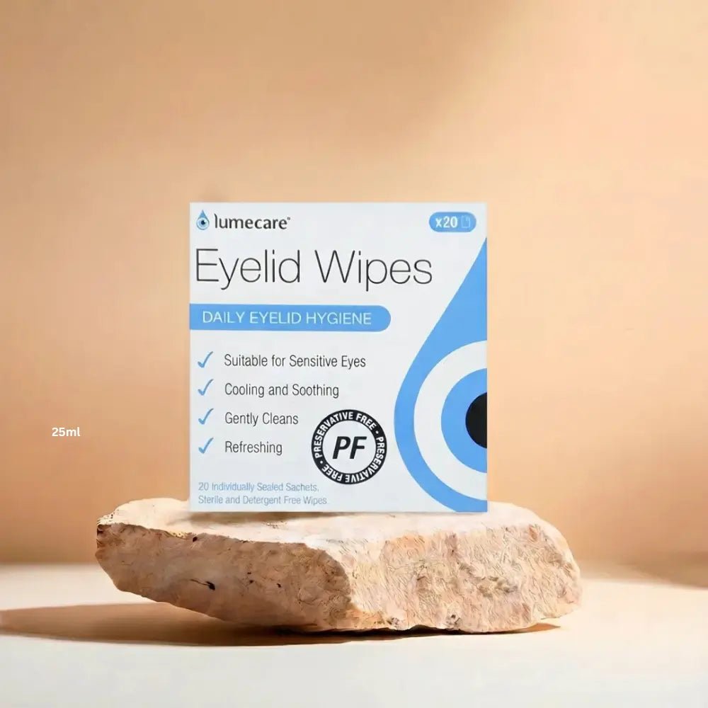 Lumecare Eyelid Wipes 1 Pack 20 Wipes